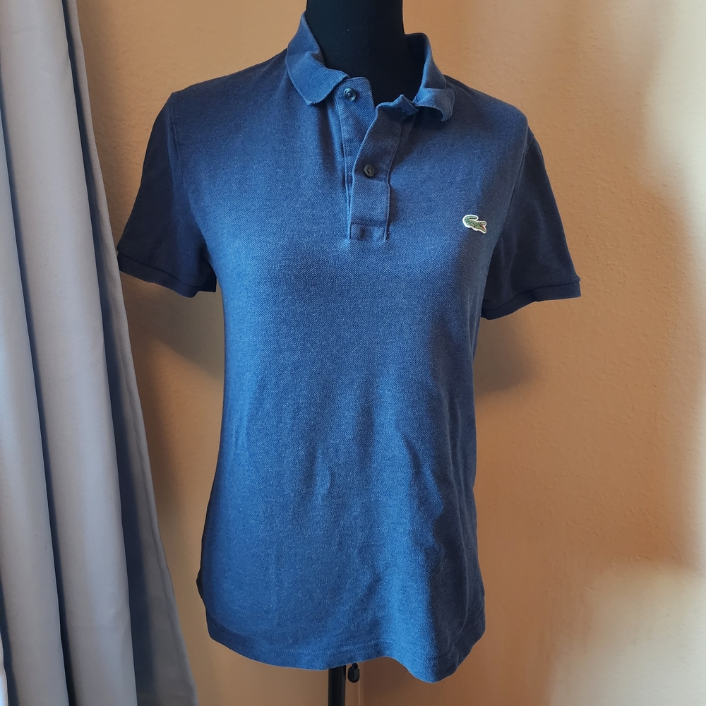 Lacoste Slim Fit Classic Navy Golf Polo Shirt